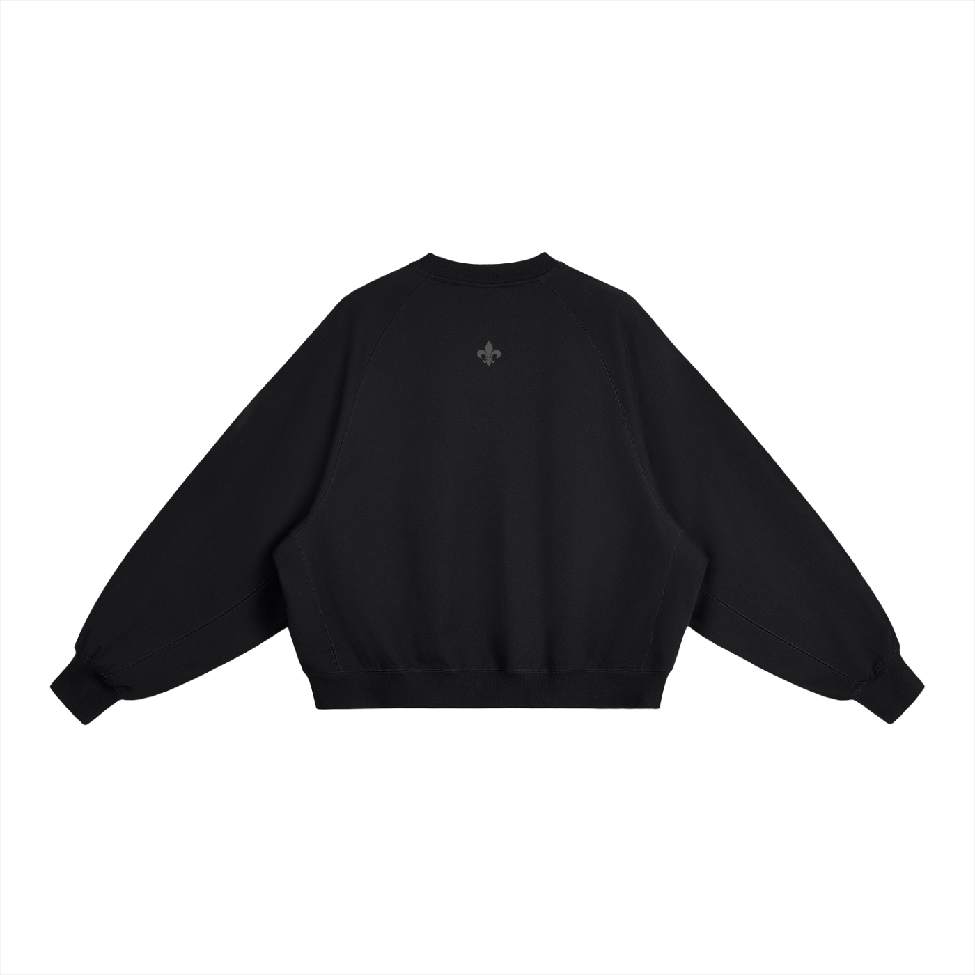 Crewneck Noir | Fleur de Lys
